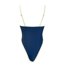 RHODES ONE PIECE / NAVY & BUTTER