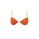 NORA TOP / LIME & BURNT ORANGE