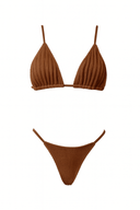 BURNT ORANGE TEXTURED SET SAMPLE