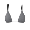 LEAH TOP / STEEL & BLACK