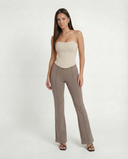 ISLA FITTED TROUSERS / BEIGE