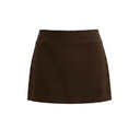 ARIA FITTED MINI SKIRT / ESPRESSO
