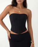 VALENTINA CORSET TOP / BLACK