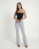 ISLA FITTED TROUSERS / GRAY