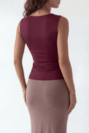 MAEVE SLEEVELESS COMFORT TOP / WINE