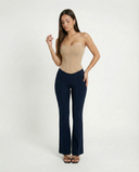 ISLA FITTED TROUSERS / NAVY