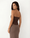 VALENTINA CORSET TOP / ESPRESSO